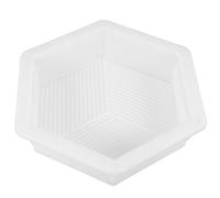 Beavorty Moule à Béton Hexagonal en PP pour Pavage de Jardin, Moule Polyvalent Facile à Utiliser pour Allée, Gravier Blanc Adapté pour Pelouse et Terrasse Extérieure