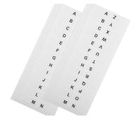 Beavorty Onglets Autocollants Alphabet A-Z 14 Feuilles Marqueurs de Page Pratiques pour Classeurs et Cahiers de Répertoire