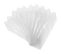 Beavorty Protège-marque-pages Transparent en Pvc Trou Perforé, Léger et Pratique, Lot de 10 Pièces pour Protéger Vos Signets