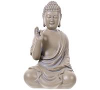 Beavorty Statue de Bouddha Assis en Résine pour Aquarium, Décoration | Ornement de Bac à Poissons, Style Chinois , Usage Intérieur, Sculpture Élégante, Figurine Créative