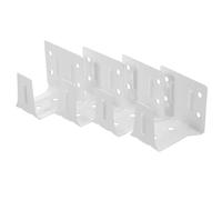 Beavorty Support de Store Blanc en Fer, Lot de 4, Léger et Antirouille | Installation Facile, Portable, Usage pour Store Enrouleur Domestique, Fixation Discrète pour Montage Intérieur
