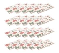 Beavorty Tatouages Temporaires Mexique 20 Pcs Autocollants Imperméables Petits Drapeaux Mexicains pour Fête de L’Indépendance Matchs de Football et Événements Sportifs Adaptés à