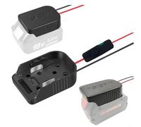 BEAZOOM Adaptateur de batterie Li-ion 18 V avec fusible et interrupteur compatible avec perceuse BL1830 BL1840 BL1850 BL1860 BAT607 BAT614 BAT622
