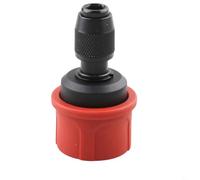 BEAZOOM Adaptateur de mandrin de perceuse à changement rapide de 6,35 mm, compatible avec embouts hexagonaux standard et têtes de tournevis, noir (d)