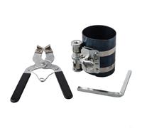 BEAZOOM Ensemble de pinces à segments de piston et de compresseur, 3 pouces réglable en acier au carbone, outil pour montage et démontage de bagues de 2-1/8 à 7 pouces