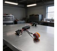 BEAZOOM Ensemble moteur sans balais 21 V 13 dents avec perceuses LED