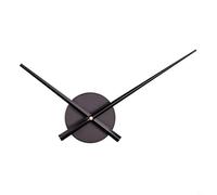 BEAZOOM Horloge à faire soi-même - Mouvement silencieux à balayage avec pointeur en métal - Mécanisme de balayage silencieux pour projets de décoration d'intérieur - Argent (noir)