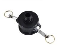 BEAZOOM Kit d'adaptateur IBC robuste pour réservoir, verrou à came de 5,1 cm à 86,4 cm, connecteur de tuyau d'arrosage avec valve à haut débit et ruban d'étanchéité