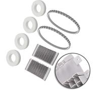 BEAZOOM Kit de 8 pièces de nettoyage de piscine 6101611-R4 Roues en mousse | Dolphin Plus Triton M200 C3 C4 Edge avec 2 courroies d'entraînement et 2 rouleaux