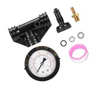 BEAZOOM Kit de soupape de décharge d'air de piscine pour Pentair pour filtres Triton II TR40 TR50 TR60 TR100 TR140, avec manomètre pour joint d'étanchéité et clé, pièces d'entretien en laiton ABS