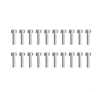 BEAZOOM Lot de 10 vis à tête cylindrique M4 x 16 pour pièces de tronçonneuse MS440 MS460 FS500 HT70 pour pièces de tronçonneuse 9022 313 0680, métal, lot de 10 (20 pièces)