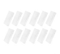 BEAZOOM Lot de 12 caches de panneau électrique en ABS blanc pour boîte à fusibles, compatibles avec Legrand Hager, boucliers de trous à clipser rapide, 11 x 5,2 cm (24 pièces)