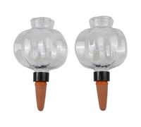 BEAZOOM Lot de 2 lanternes transparentes avec système d'arrosage automatique pour plantes en pot, dispositif d'irrigation goutte à goutte automatique avec capacité de 7 jours pour la maison, le bureau