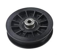 BEAZOOM Lot de 2 poulies de renvoi plates 116-2456 pour tondeuses Toro et tondeuses à gazon, diamètre intérieur de 9,5 mm, diamètre extérieur 11,4 cm, métal