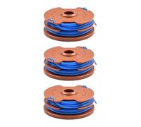 BEAZOOM Lot de 3 bobines et fil de rechange pour débroussailleuse TTB820GGT 600 W, 5 m x 2 lignes chacune, construction en polymère solide pour équipement électrique extérieur