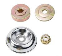 BEAZOOM Lot de 4 adaptateurs en métal pour débroussailleuse CG430/520/260/330, pièces de réparation de tête avec écrou de verrouillage de 8 mm pour tondeuse à gazon