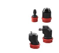 BEAZOOM Mandrin de perceuse à changement rapide de 6,35 mm, adaptateur à tige hexagonale sans fil, convertisseur de porte-embout rapide pour rouge C