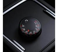 BEAZOOM Mini thermomètre de voiture - Lecture précise - 20 °C à 70 °C - Étanche - En plastique ABS - Moniteur de température de tableau de bord - Noir