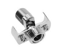 BEAZOOM Pied coudé réglable en cuivre à 40 degrés avec vis excentrique flexible pour raccordement de tuyau d'eau dans la cuisine et la salle de bain
