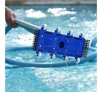 BEAZOOM Piscine lestée de 35,6 cm pour tête d'aspiration avec brosses latérales, design flexible pour piscines enterrées et bétonnées, 125 tiges