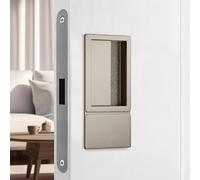 BEAZOOM Sans poignée pour serrure plate encastrée silencieuse Push-Pull Invisible pour serrure de porte intérieure chambre à coucher portes coulissantes