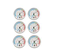 BEAZOOM Thermomètre Hygromètre Rond Analogique Blanc Maison Bureau | Contrôle de la température ambiante analogique pour thermo-hygromètre, jauge de température et d'humidité intérieure avec