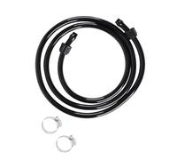 BEAZOOM Tuyau de rechange en PVC pour pulvérisateur de jardin, tube de pulvérisation haute pression de 120 cm avec pinces, pour pompe de pulvérisation électrique à dos, noir