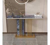 BEBANE Table Console de Luxe pour entrée, Table Console Moderne Effet marbre, Console de Rangement derrière canapé, adaptée au Salon, à l’entrée, au Couloir(G,120 * 30 * 80cm/47.2 * 11.8 * 31.5in)
