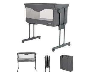 BEBE CONFORT Amara Lit bébé 0-6 Mois 0-9 kg Co Sleeper Berceau 2 en 1 avec couchette et Berceau Compact en 3 Secondes Facile à déplacer Sac de Voyage Pratique Graphite teinté