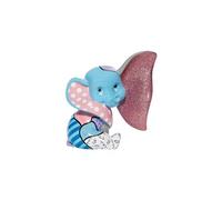 Disney Figurine Bébé Dumbo par Romero Britto – Résine peinte à la main 18 x 13 x 16 cm Multicolore