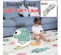 BÉBÉ ENFANTS TAPIS DE JEU MOUSSE - PLIABLE CARTOON IMPERMÉABLE TAPIS - 200*180CM