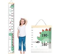 Bébé Toise Murale À Suspendre Règle Pour Enfants, Toile Hauteur Règle De Mesure Pour Décoration De Salle De Chambre D'enfant, 200 X 20 Cm Blanc