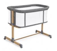 BEBE2LUXE Berceau Kelio: CODODO Lit bébé jusqu'à 9 kg, Réglage de la Hauteur et de l’Inclinaison du Matelas 4 roulettes avec Freins Gris