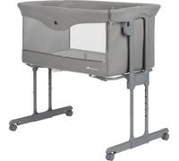 Bebeconfort Amara, Lit d'appoint bébé, 0- 6 mois, 0-9 kg, Co-Sleeper, 2en1 Lit d'appoint & Poussette, pliable en 3 secondes, Tinted Grey