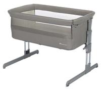 Bebeconfort Lit d'appoint Calidoo, lit bébé réglable en hauteur, confortable et rembourré, utilisable de la naissance à 9 kg maxi, Tinted Grey