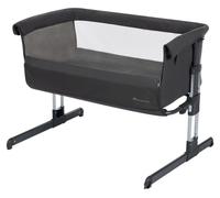 Bebeconfort Lit d'appoint Calidoo, lit bébé réglable en hauteur, confortable et rembourré, utilisable de la naissance à 9 kg maxi, Tinted Graphite