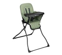 Bebeconfort Mallow, Chaise haute bébé, 0-3 ans, 0-15 kg, Pliage ultra compact, Siège rembourré confortable, Facile à nettoyer, Légère (5,6 kg), Pliage rapide facile d'une seule main, Mineral Green