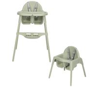 Bebeconfort Meely Chaise Haute Bébé 2 En 1, Évolutive En Petite Chaise, De 6 Mois À 3 Ans (15kg), Mineral Green Multicolore
