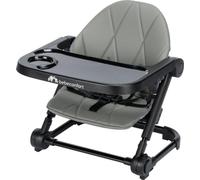 Bebeconfort Moly, rehausseur de chaise bébé, 6 mois à 3 ans, 9-15 kg, chaise haute légère portable, pliable compacte, 3 hauteurs, rehausseur de chaise enfant, chaise haute avec 3 positions de plateau,