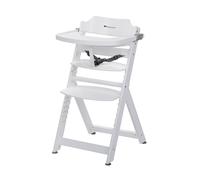 Bebeconfort Timba Chaise Haute Bébé, 6 Mois-99 Ans, Jusqu'à 110 kg, Chaise Haute Evolutive, Plateau Amovible, Assise/Repose-pieds Réglables, Harnais 3 points, Compatible avec Timba Baby, White