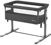 Bebeconfort Zina Lit d'appoint 2 en 1 de la naissance jusqu'à 9 kg, lit bébé réglable en hauteur, confortable et moelleusement rembourré, Mineral Graphite