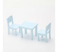 Bebetter 3 pièces enfants table chaise simulation meubles mini chaise jouet enfants bureau chaise ensemble meubles modèle chaise modèle jouet A