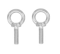Bebochoi 2 Pièces M14*50 Boulons à Oeil, Acier Inoxydable 304 Boulons, Vis pour Anneau de Levage, Filetage Mâle Oeillet Inox Vis pour Levage de Vie et Divers Equipements
