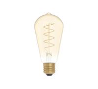 Bebulbs Ampoule Dorée LED C04 Carbon Line avec filament en spirale Edison ST64 4W 250Lm E27 1800K Dimmable