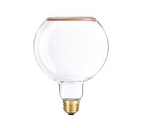BeBulbs Ampoule LED transparente Ghost Line CRI 90 G125 4,5W 300Lm E27 2200K Dimmable - G05, Neutre
