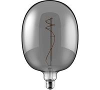 BeBulbs Lampadina LED Smoky Ovale 170 10W 470Lm E27 1800K Dimmerabile - H07
