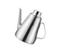 Bec à Huile 304 Anti-Fuite Grande Ouverture - Verseur Précis Gouttes pour Cuisine - pour bouteille 450ml Argent(32oz)