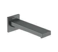hansgrohe Tecturis E Bec déverseur pour baignoire, portée 210mm, 73410340, Couleur: Chrome noir brossé