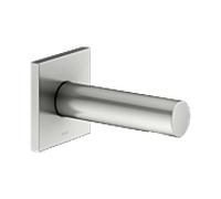 Bec de baignoire KEUCO IXMO 59545210002 saillie 130 mm, finition inox, rosace carrée