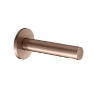 Bec de baignoire KEUCO IXMO 59545290101 saillie 180 mm, or rose brossé, rosace ronde